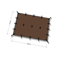 DD Tarp S - Coyote brown